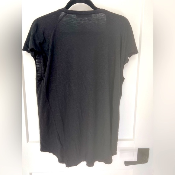 RABENS SALONER - Black Slub T-Shirt - M - (44-inch bust) - Picture 2 of 8